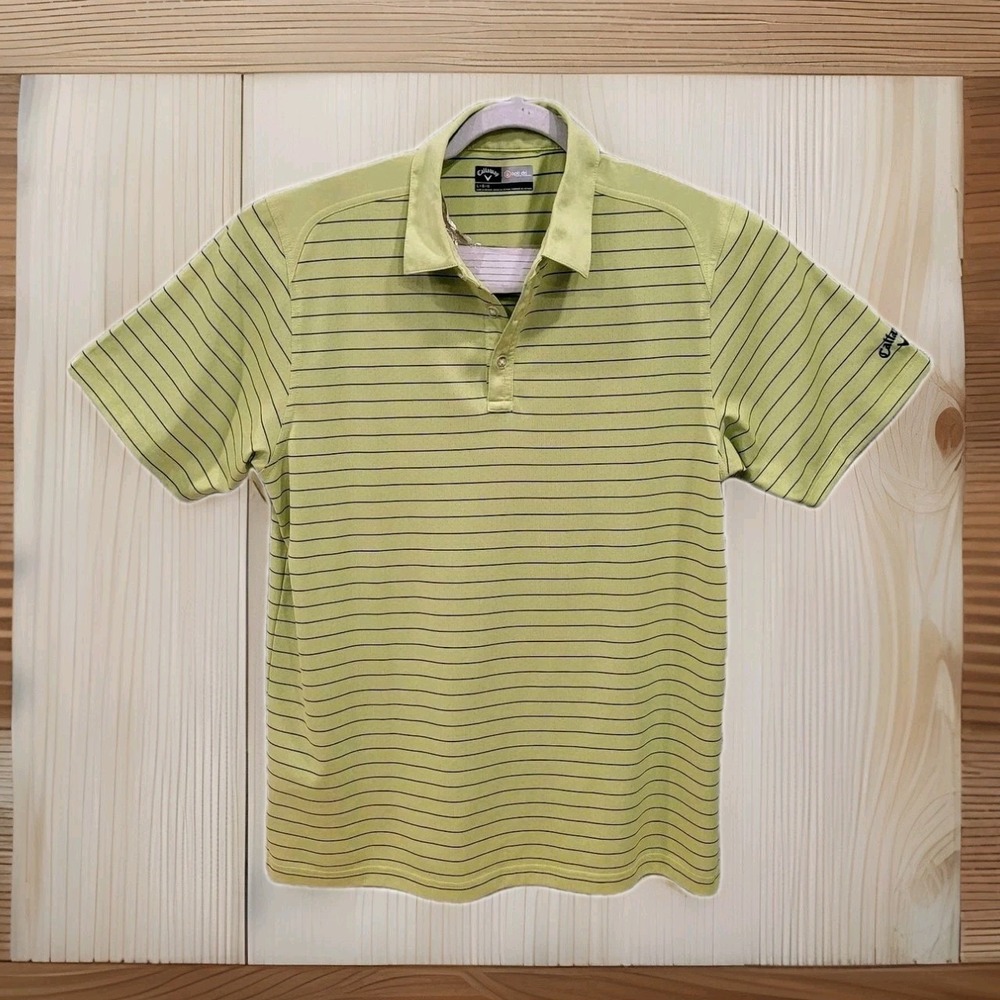 Callaway Men's Large Polo Golf Shirt Opti-Dri‎ Short Sleeve Performance